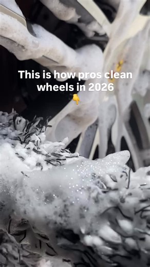 @fox_tail_clean on Instagram: "This is how pros clean wheels in 2026 👇 • Iron remover (always follow instructions) • Rinse thoroughly • Fox Tail + APC or wheel degreaser to reach tight spots • Final rinse • Dry with a dedicated wheel towel Pro tip: never use your wheel tools on paint. Follow for more no-BS detailing advice."