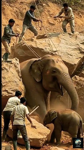 Elephant Rescue That Shocked the World | Trapped Under Stones But Saved