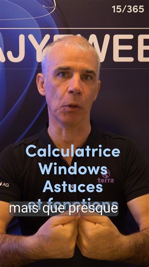 La Calculatrice Windows : le couteau suisse que vous ignorez ! (15/365) Aujourd’hui, on redécouvre la Calculatrice de Windows. Bien plus qu’une simple machine à calculer, c’est un outil polyvalent pour votre quotidien. Dans ce tutoriel, nous explorons : ✅ Les bases : Accès rapide et calculs standards. ✅ Le menu caché : Comment passer en mode Scientifique ou Graphique. ✅ Les convertisseurs : Changez vos devises ou vos unités de mesure en un clic. ✅ Le calcul de dates : Trouvez l'écart entre deux