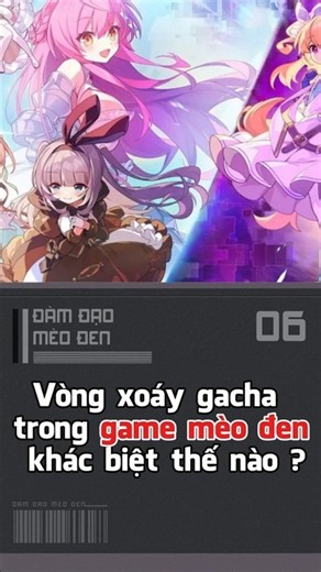 vòng xoáy gacha trong game mèo đen khác thế nào ?