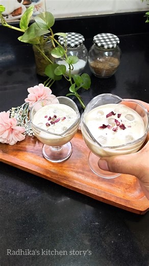 Refreshing Fennel Jaggery drink