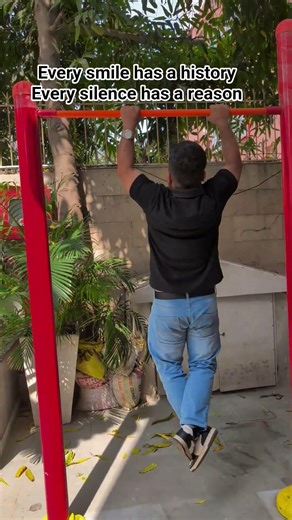 Doing pull-ups with my office hanging bar