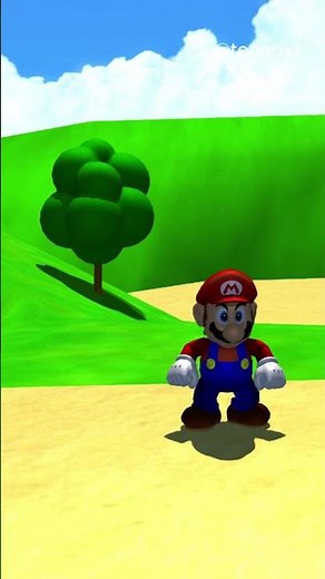 Super Mario 64 With RTX Mod On PC! | Render96 Ray Tracing Mod #supermario #sm64 #sm64pc #ytshorts