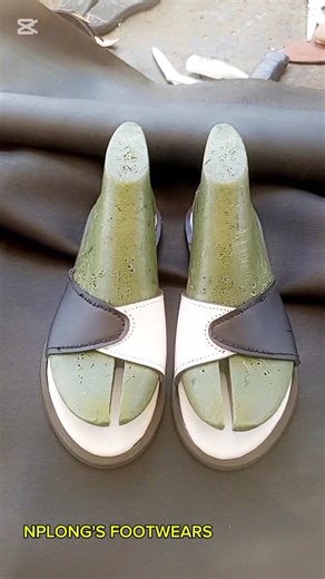 DIY stylish leather sandals #viral #diy