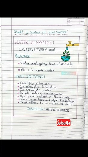 poster making on save Water, save Earth l poster making class 11 l poster making class 9,10,11,12