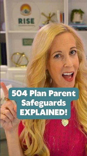 504 Plan Parent Safeguards EXPLAINED!