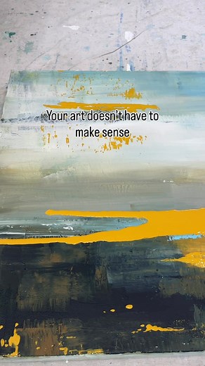 11K views · 122 reactions | Abstract art is felt, not explained. If something moves you, that’s enough. Let your intuitive choices guide your painting— even the strange ones. Do you ever overthink your paintings? Or do you let your intuition guide you? | DawnBajaArtist | Facebook