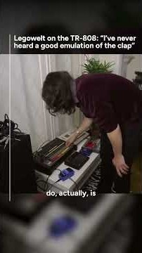 Legowelt on his TR-808: "It hasn't been treated with much respect"