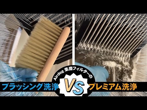 【Airdog集塵フィルター】取扱説明書通りの洗浄方法 VS プレミアム洗浄【徹底比較】