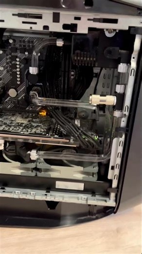 Alienware Dream custom build (Look inside this is crazy) #alienware #modded #watercooled #pov