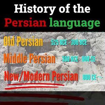 History of Persian language