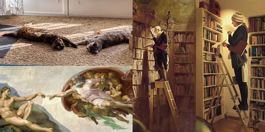 Getty Museum challenge: people recreate famous artworks in isolation