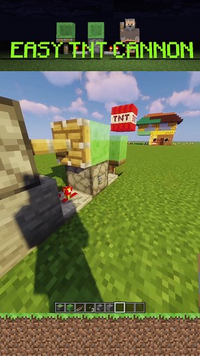 Easy TNT Cannon Tutorial in Minecraft