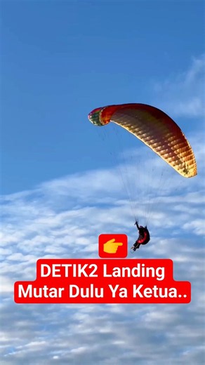 Asyik Juga Bisa Terbang Ya #paragliding #paralayang
