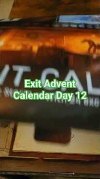 Exit Advent Calendar: Day 12!Only mildly infuriating #Christmas #boardgames #exitthegame