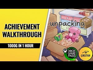 Unpacking - Achievement Walkthrough (EASY XBOX GAME PASS COMPLETION)