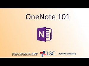 OneNote 101--September 9, 2014