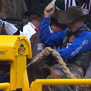 Powder River Rodeo’s Miss Congeniality, two-time Saddle Bronc Horse of the Year, passes away. Read more >>> https://bit.ly/4ajOUgX | PRCA ProRodeo