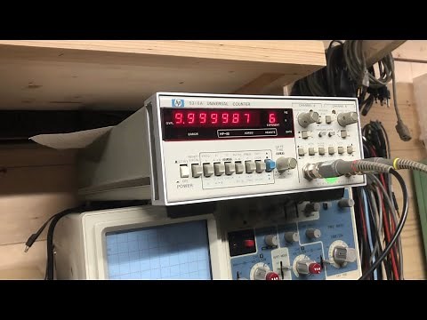 Checking HP5316A calibration with a Trimble 4000SSi GPS Receiver