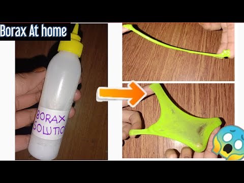 How to Make borax powder/borax solution at home||100% working||Catchy Crafts||