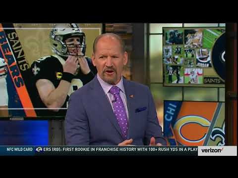 NFL on CBS verizon Halftime Report 2021 NFC Wild Card CHI@NO