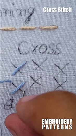 🎀 Quick Cross-Stitch Tips ❤️ #needlework #embroideryhoop # #handembroidery #crossstitch