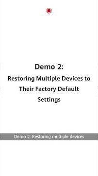 HUAWEI eKit SNC: How to Restore Factory Settings