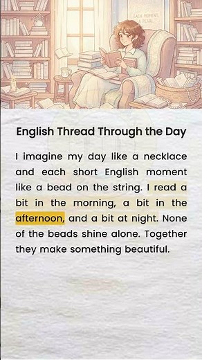English Thread Through the Day #readingeanglish #redditstories #beginnerenglishstory