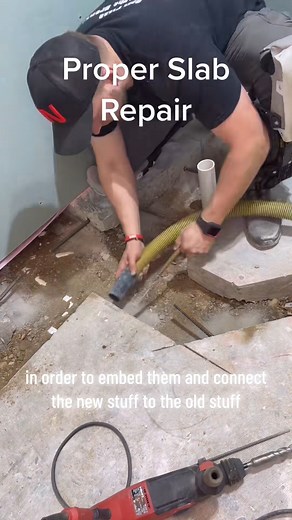 8.9K views · 88 reactions | Proper slab repair job. #construction #tools #realestate #DIY #entrepreneur ##contractor##tipsandtricks##carpentry##tutorial | WINNI | Facebook