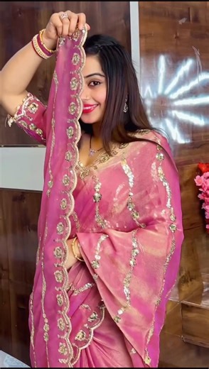 hot pink color saree for wedding season | Rohit fashion club