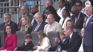 Prince Louis had his own party at the Platinum Jubilee! | USA TODAY Video