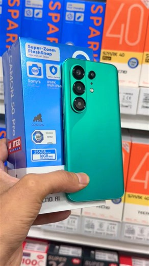 TECNO CAMON50PRO #shorts #tecnocamon50pro 50mp camera 🤳 6500mah battery 45w fast charger #tecno