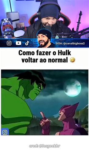 🤣 COMO FAZER O HULK voltar ao normal! kkkk