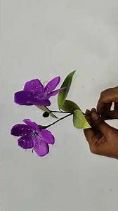Paper flower making ideas/diy beautiful violet flower by paper