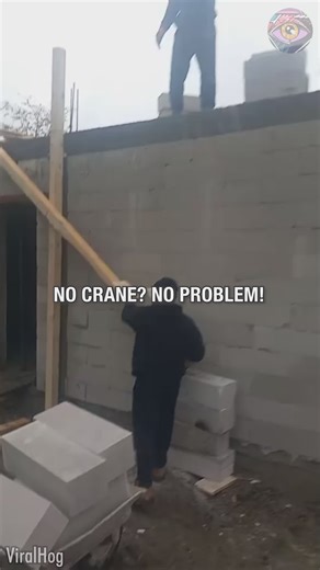 Moving concrete bricks with teeter-totter | Bright Side