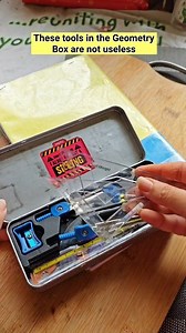 48K views · 124 reactions | These tools in the Geometry Box are not useless #geometry #SchoolHacks #schoollife #tipsandtricks | viyofoood | Facebook