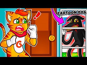 !TEN CUIDADO CON CARTOON DOG! 🐶 😨 | NO ABRAS LA PUERTA SRGATO EN MINECRAFT TROLL