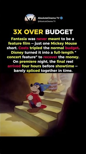 They Tripled the Budget — So Disney Turned It Into a Movie #shorts