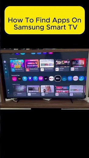 How To Find Apps On Samsung Smart TV - Step By Step
