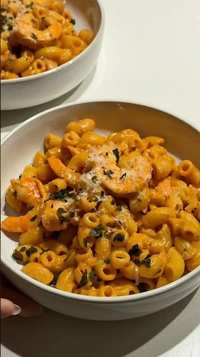 Recette de pâtes aux crevettes #recettefacile #cuisinefacile #bonnecuisine