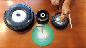 Watch How to measure the length diameter of a caster wheel on Amazon Live
