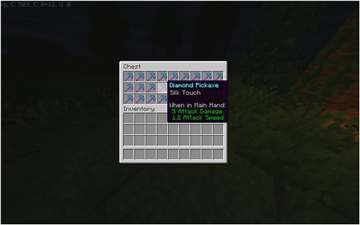 How to make a silk touch pickaxe in Minecraft