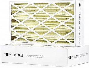 Filters Fast Compatible Replacement for Aprilaire SpaceGard 2400 16x27x6 Air Filter MERV 11 Pleated AC Furnace Air Conditioner Filters Actual Size: 15 3/8 x 26 7/8 x 5 15/16, 2-Pack