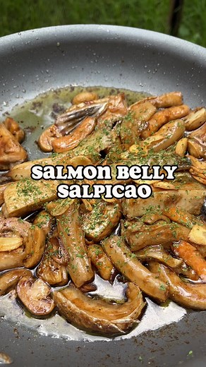 Delicious Salmon Belly Salpicao Recipe