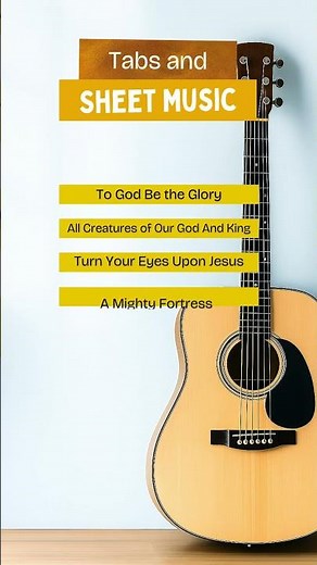 10 Easy Fingerstyle Guitar Hymns - Vol.4 | Tabs & Notation on Screen #fingerstyleguitar #guitar