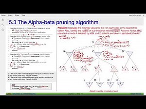 Artificial Intelligence - 5.2.3 - Alpha-beta pruning
