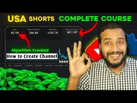 How to Create a USA Shorts Channel | Complete Course | USA Shorts Viral Secret | Copy Paste Method