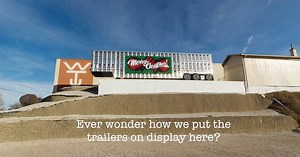 401K views · 3.1K reactions | We have had numerous people ask how we get our trailers out on the display at our original manufacturing plant near downtown Sioux City. Well, it is not a helicopter. Watch and see for yourself as we reveal how we do it. Have a Merry Christmas! | Wilson Trailer Company | Facebook