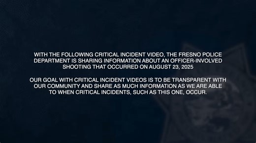 The Fresno Police Department has released a Critical Incident Video detailing a deadly shooting involving its SWAT team in August. MORE: https://bit.ly/4nVvHt0 (Courtesy: Fresno Police Department) | FOX26