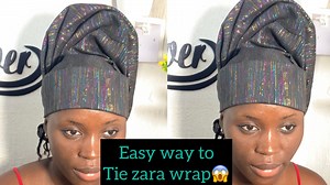 learn easy way to tie zara cap🥰🥰🥰 | Giddy Gele